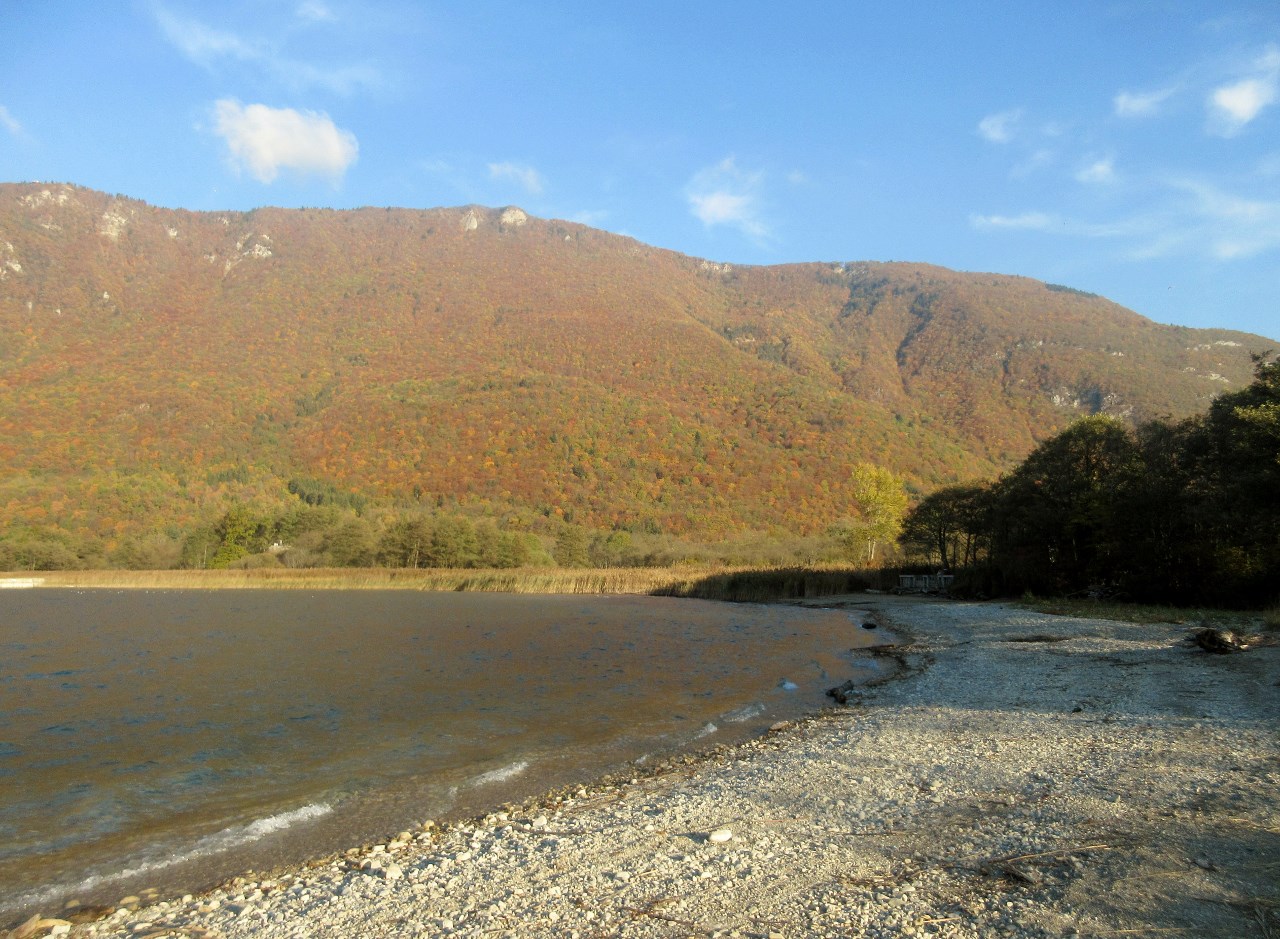 Niveau du lac à l'automne 2018