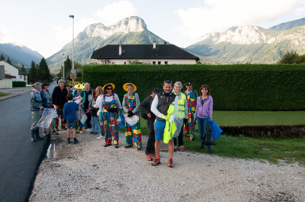 Les joyeux ramasseurs d'Annecy Running Organisation