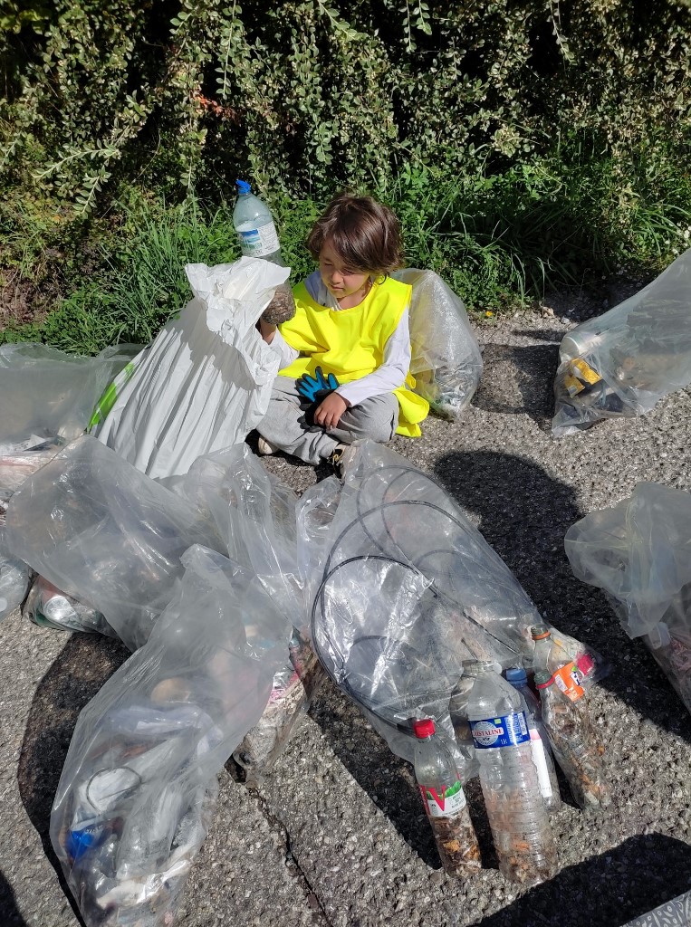 Au milieu des déchets